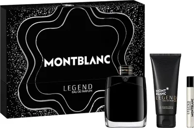 Produktbild von Mont Blanc Legend Set Eau de Parfum, 100 ml + Eau de Parfum Miniatur, 7,5 ml + Duschgel, 100 ml
