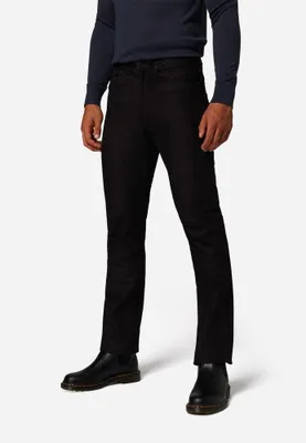 Image de Pantalon en cuir Ricano Jeans en cuir nubuck Bono - Noir / 40