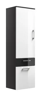 Produktbild von Hochschrank anthrazit-weiß
