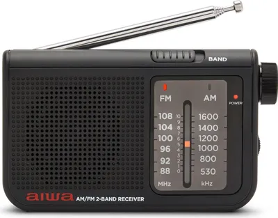 Image de Aiwa RS-55BK Radio portable Personnel Analogique Noir