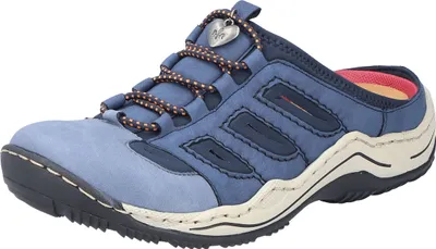 Produktbild von Rieker Komfort Pantoletten Damen 31373633393732 Blau 39 EU