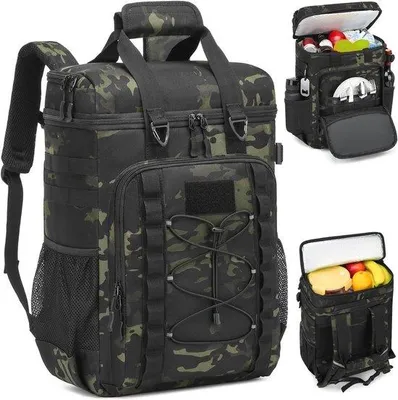 Productafbeelding van Grote Koelrugzak 45 Liter - Isolerende Picknicktas voor Strand, BBQ en Camping