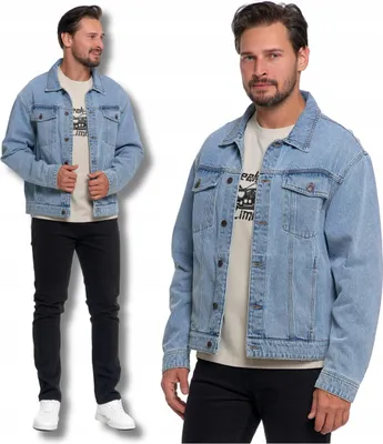 Produktbild von HERREN-JEANSJACKE Katana Classic Fashion Button-up Baumwolle MORAJ XXL