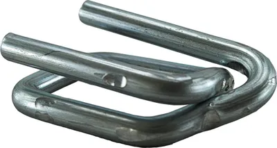 Produktbild von 100 Metallschnallen Klemmen Verzinkt 32 - 35 mm Umreifungsband Metallklemmen