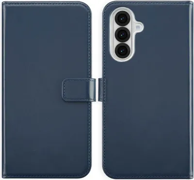 Produktbild von Selencia Echtleder Klapphülle Samsung Galaxy A36 / A56 - Blau
