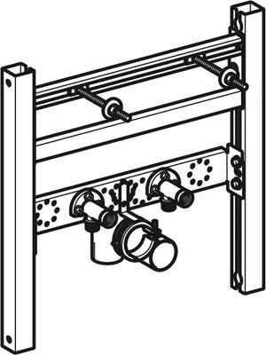 Produktbild von GE Duofix Element für WT, 50-50 cm Standarmatur