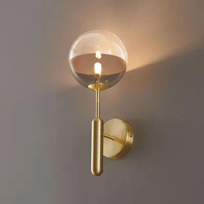Produktbild von KOSILUM - Wandleuchte, Metall und Glas - Gold / Messing - Armela