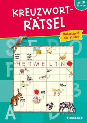Produktbild von Kreuzworträtsel: Rätselspaß für Kinder (blau)