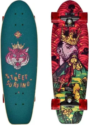Produktbild von Street Surfing Kicktail 28´ Royal Tiger Cruiser Skateboard Mehrfarbig Mehrfarbig One Size
