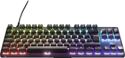 Zdjęcie produktu dla Klawiatura Gamingowa STEELSERIES Apex 9 TKL FR, AZERTY, Bez klawiatury numerycznej, Podświetlana, Czarna