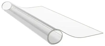 Zdjęcie produktu dla Przezroczysta folia ochronna na stół - obrus z PVC, 160x90 cm - grubość 1,6 mm - wodoodporna, odporna na zarysowania, łatwa w czyszczeniu - przezroczysta