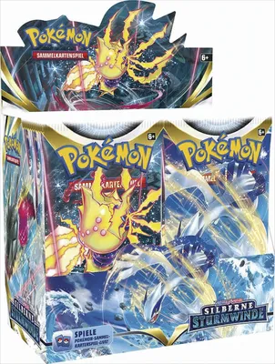 Produktbild von Pokémon Schwert und Schild Silberne Sturmwinde - Booster Display (36 Booster) - deutsch