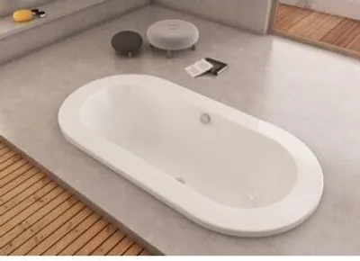 Produktbild von Hoesch Philippe Starck 1 Ovalbadewanne 1800 x 900 mm weiß - 6020.010010