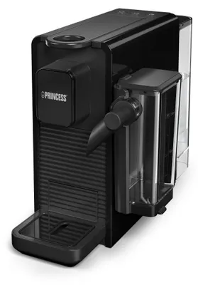 Productafbeelding van Princess 249455 Capsule en Latte Pro – Capsule koffiemachine met melkopschuimer – 0,8L – 1400W – Geschikt voor Nespresso-capsules – Automatisch melksysteem – 20 bar pompdruk