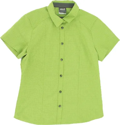 Produktbild von Jack Wolfskin Strokkur Shirt Damen Bluse Hemd Hiking Gelb Größe M