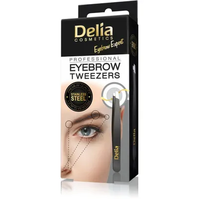 Obrázek produktu pro Delia Eyebrow Expert Pęseta do brwi Czarna