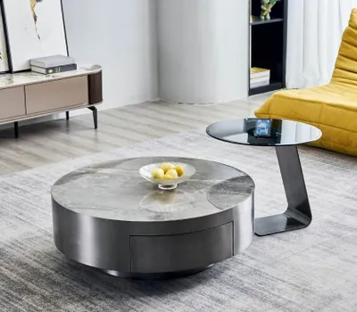 Obrázek produktu pro Odkládací stolky Designový konferenční stolek do obývacího pokoje sada 2 ks nábytku