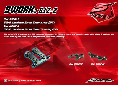 Imagen del producto de Varilla de dirección de aluminio SWORKz, 1 unidad.
