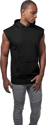 Produktbild von Urban Classics Kapuzenpullover Herren Open Edge Sleeveless Hoodie schwarz XXL