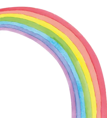 Produktbild von Rasch Tapete 253252 Fototapete auf Vlies mit buntem Regenbogen, Kinderzimmertape