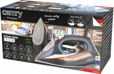 Obrázek produktu pro Napařovací žehlička CAMRY CR 5036 3400W