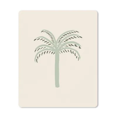 Produktbild von MuchoWow® Mauspad Mousepad Palme - Natur - Grün - Minimalismus 19x23 cm - Mousepads - Maus Mat - Pad - Mausunterlage - Mauspads - Spielen