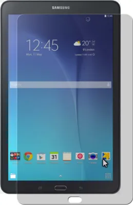 Produktbild von 2x Schutzfolie Samsung Galaxy Tab E 9.6 Antireflex Displayschutzfolie Antibakteriell