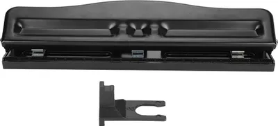 Produktbild von 3 Loch Einstellbarer Punch Home Office DIY Manual Puncher Accessoire Schwarz