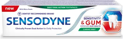 Zdjęcie produktu dla Pasta do zębów Sensodyne na nadwrażliwość zębów i dziąseł 75 ml