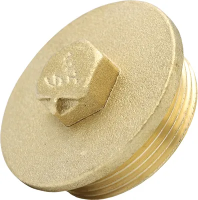 Produktbild von Messing Fitting Stopfen Endstopfen 1 1/2 Zoll DN40 Gewindefitting