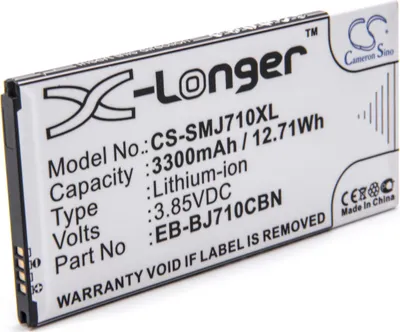 Produktbild von vhbw Akku Ersatz für Samsung EB-BJ710CBC, EB-BJ710CBA, EB-BJ710CBN, EB-BJ710CBE, GH43-04599AE für Handy Smartphone Telefon (3300 mAh, 3,85 V, Li-Ion)