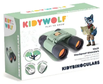Immagine prodotto di Kidywolf Kidybinoculars - Binocolo verde 10x25