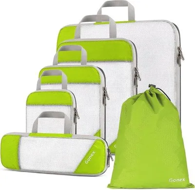 Produktbild von Famanu Kompressions-Packwürfel 6-teiliges Set - Grün