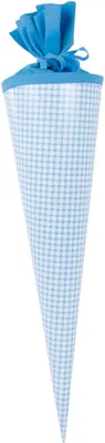 Produktbild von Goldbuch Schultüte Karo blau 70 cm