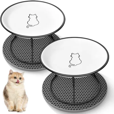 Produktbild von Erhöhte Futterstation Set für Katzen und Hunde