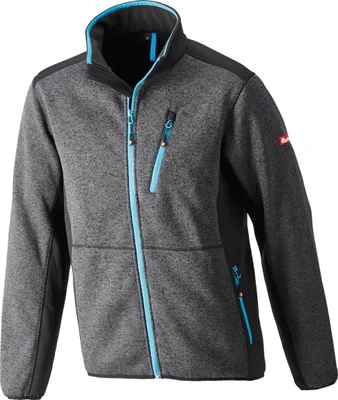 Produktbild von Fortis Strickjacke Herren 24 Gr. 4XL dunkelgrau/türkis
