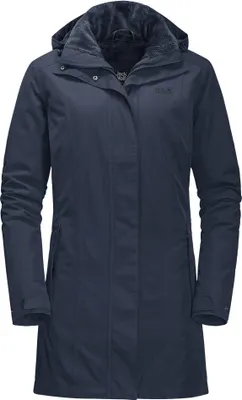 Produktbild von Jack Wolfskin MADISON AVENUE COAT phantom, Größe:XS, Farbe:night blue