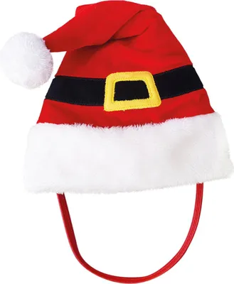 Produktbild von Nobby Weihnachtsmütze für Hunde, rot, Santa, Ø 38 x 14,5 cm, mit Bommel