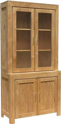 Produktbild von Teako Design Buffetschrank Enviken Teak Massivholz 108x50x210 cm