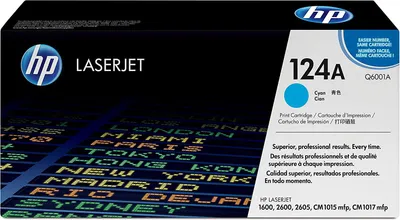 Produktbild von HP 124A Cyan Original LaserJet Tonerkartusche, 2000 Seiten, Cyan, 1 Stück(e)