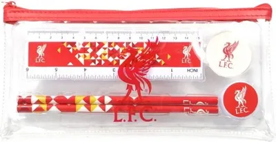 Produktbild von Liverpool FC - Particle - Písacie potreby BS4176 (jedna veľkosť) (červená/priehľadná)