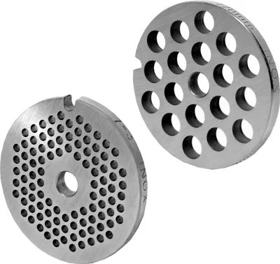 Produktbild von Lochscheibensatz 3 mm + 8 mm Bohrung für alle gängigen Fleischwolf Größen 7