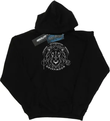 Zdjęcie produktu dla Harry Potter – damska bluza z kapturem „Gryffindor” BI8809 (M) (czarna)