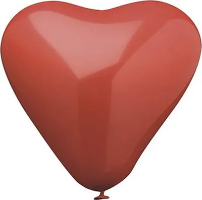 Produktbild von Papstar Herzluftballons, groß rot Ø 26 cm "Heart", 120 Stück