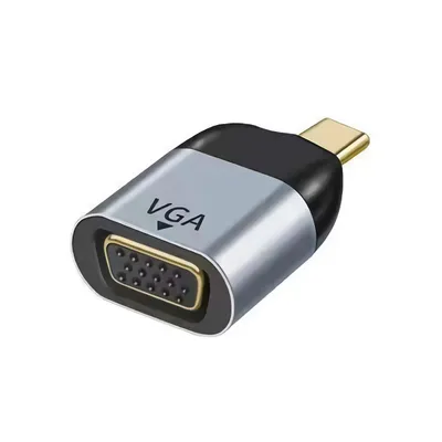 Produktbild von F29 USB-C auf VGA Adapter Kabel – Typ C zu VGA 3D, Full HD 1080p, für Laptop PC Smartphone TV Monitor