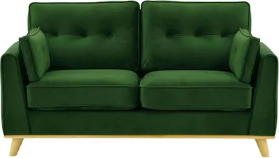 Produktbild von SLF24 - Zweisitzer-Sofa Farrow - dunkelgrün - Velluto 10