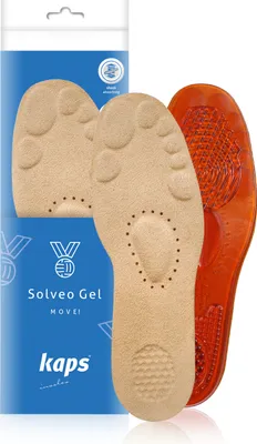 Produktbild von Kaps Solveo Gel Massageschuheinlagen für Fußschmerzen  - GRÖßE 40/41 EUR
