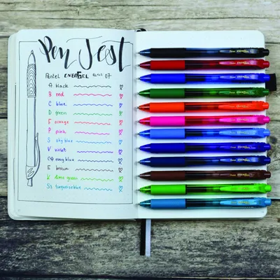 Productafbeelding van Gelpen, 0,35 mm, drukkmechanisme, PENTEL "EnerGelX BL107", paars