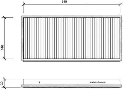 Produktbild von DIEDERICHS DCI0006 Innenraumfilter Pollenfilter für FORD Fiesta Mk4 Schrägheck (JAS, JBS)