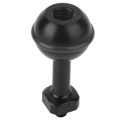 Zdjęcie produktu dla Uchwyt do nurkowania Kamera akcji Głowica kulowa Podstawa Uchwyt światła wypełniającego Mocowanie 1/4'' Śruba (czarny)